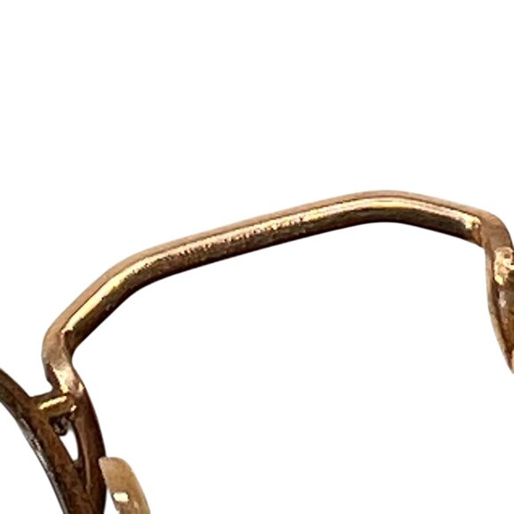 Artcraft Hibo Eyeglass Gold Metal Frame 1/10 12k GF 1957 Etched Filagree Case - Picture 13 of 16
